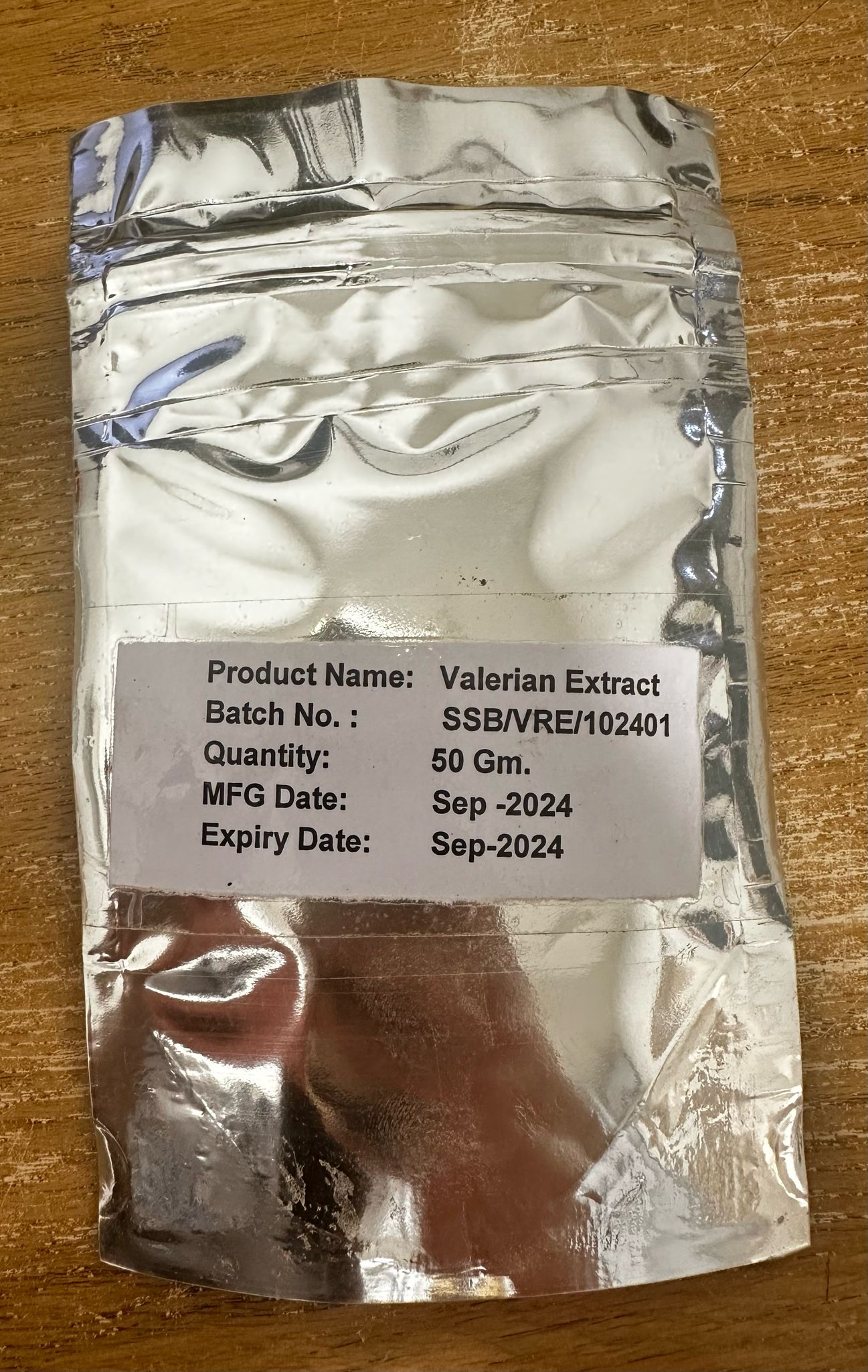 Valerian Extract (Valeriana officinalis)- 50g