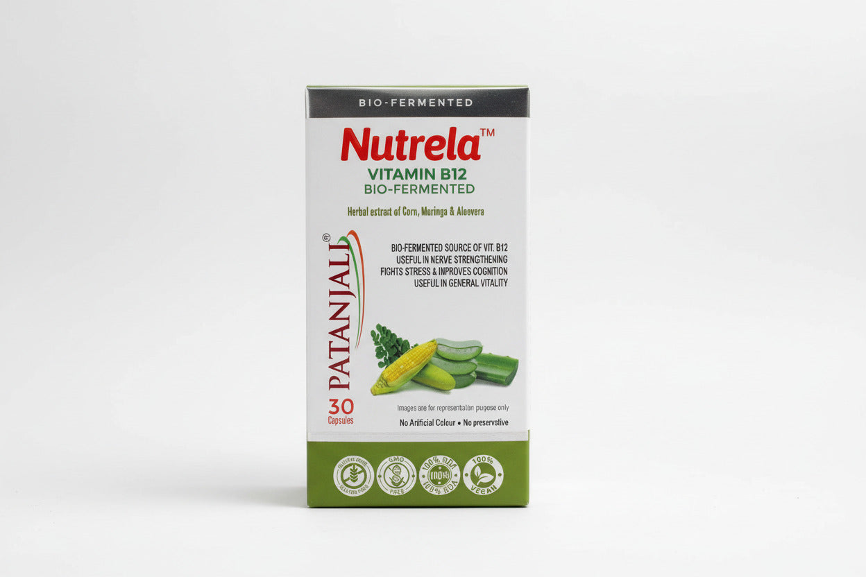 Vitamin B12 bio fermented 30 veg capsules, herbal extract of corn, moringa, aloevera