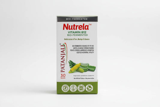 Vitamin B12 bio fermented 30 veg capsules, herbal extract of corn, moringa, aloevera