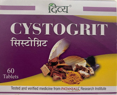 Cystogrit Tablet helpful in cases of tumours, cysts, and abnormal growth enhance strength and energy 60 Tab