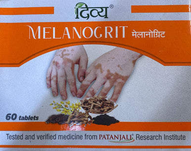 Melanogrit  60 Tab reduce white spots & leucoderma