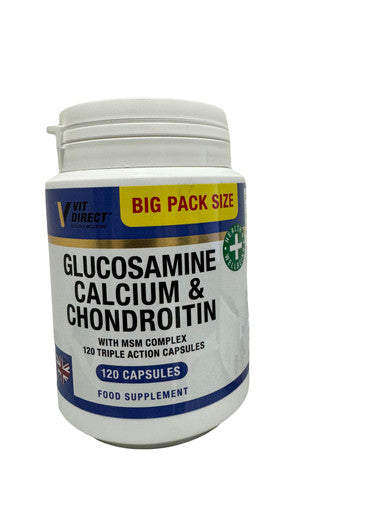 Glucosamine Calcium & chrondoitin 120 capsules for joint Health
