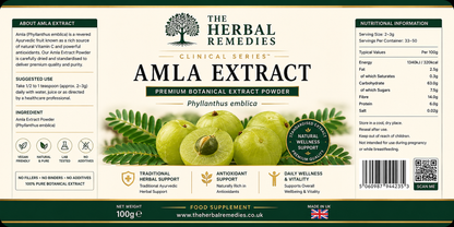 Amla Extract (Phyllanthus emblica) 10:1 — Natural Vitamin C & Antioxidant Complex | Clinical Series™
