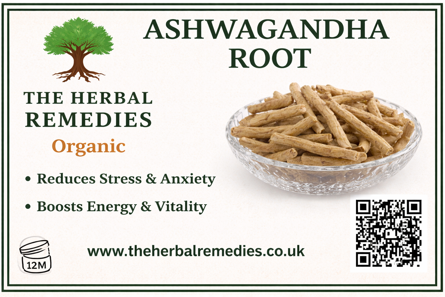 Ashwagandha, asgand nagori - Whole –support energy, focus, calm vitality.