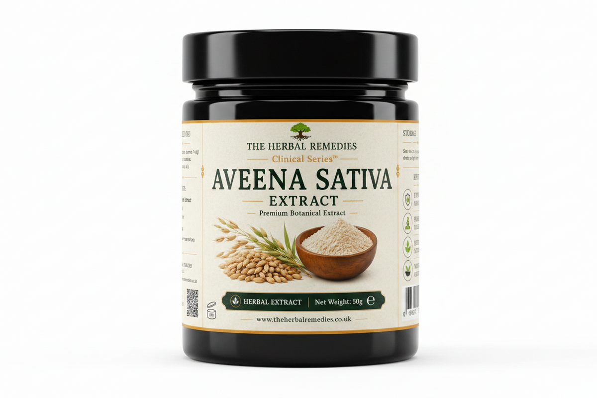 Aveena Sativa Extract Avena Sativa 50g Clinical Series Premium Botanical Extract by The Herbal Remedies