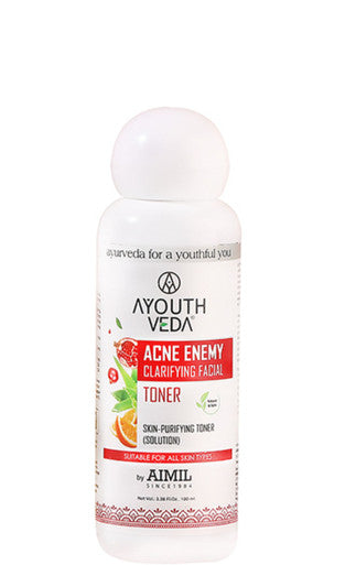 Acne Enemy Clarifying Facial Toner 100ml helps prevent acne and reduces oiliness