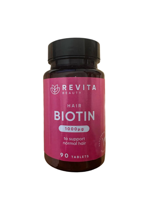 Biotin 1000mcg healthy skin, hair, and nails vegan