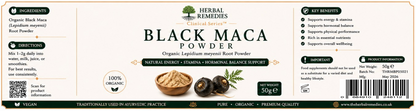 Black Maca Powder (Lepidium meyenii) — Organic | Clinical Series™