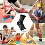 2pcs   Compression Sleeve Sports Ankle Brace Socks For Achilles Tendonitis And Joint Pain small to medium