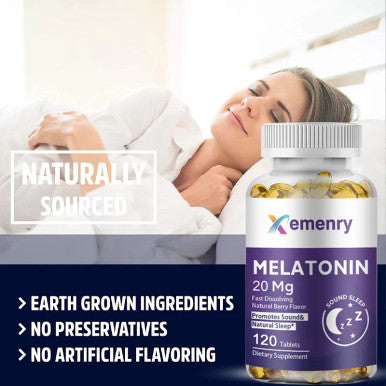 Melatonin  10 Softgels help you fall asleep, maintain sleep quality, and maximize your immune system