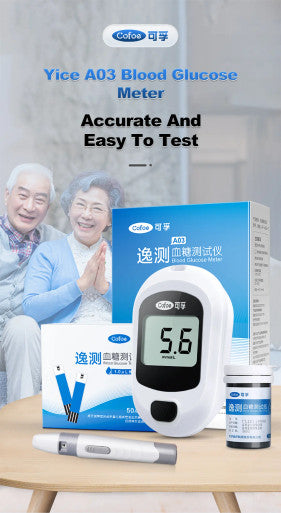 Blood Glucose Meter with Test Strips Diabetes Glucometer kit Blood Sugar Monitor for Diabetic Medical DiabetesTester