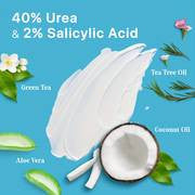 Urea Cream 42% +2% Salicylic Acid, Foot Cream And Hand Cream Maximum Strength Moisturizes Nourishes Softens Dry, Rough, Exfoliates Dead Skin