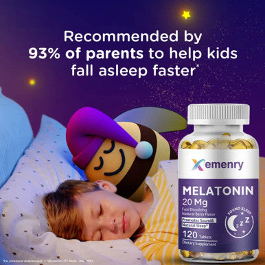 Melatonin  10 Softgels help you fall asleep, maintain sleep quality, and maximize your immune system