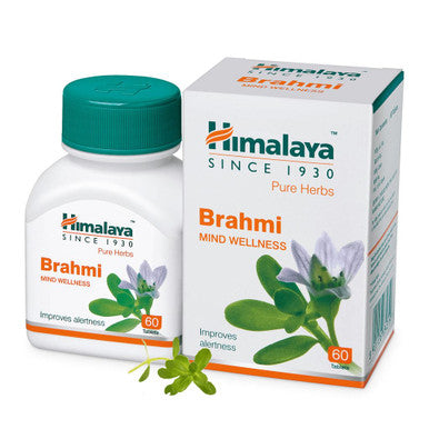 Brahmi 60 tablets Enhances cognitive abilities and calms the mind