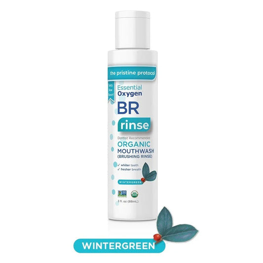 Organic Mouthwash (Brushing Rinse) Wintergreen 3 oz Liquid Essential Oxygen (Copy)