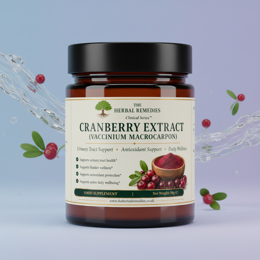 Cranberry extract (Vaccinium macrocarpon)- Triple-Action Urinary & Antioxidant Support