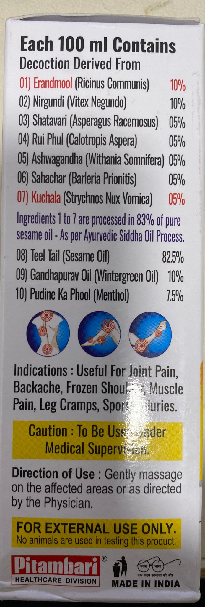 Cure On Plus Herbal Oil for Muscular and Joint Severe Pain Relief