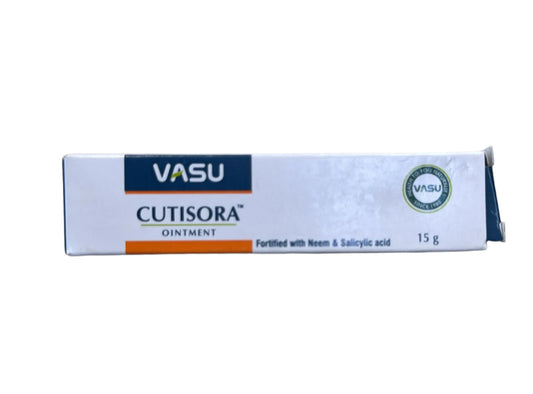 Cutisora ointment renown for reducing scaling, erythema and thickening of skin 15g