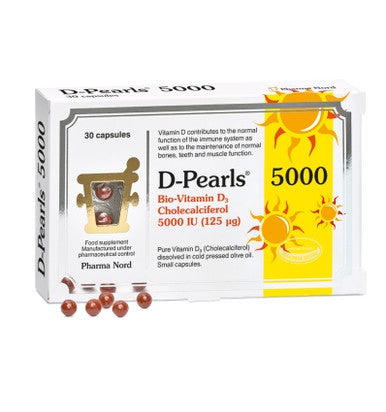 Bio Vitamin D3 5000 IU cholecalciferol  30 Capsules Pharma Nord 125 micrograms