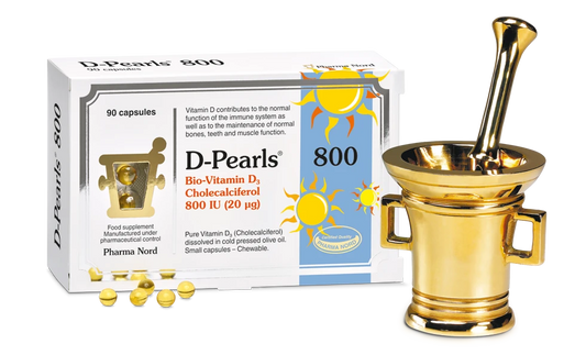 D-Pearls with 20 µg (800 IU) of vitamin D3 in cold-pressed olive oil 90 capsules