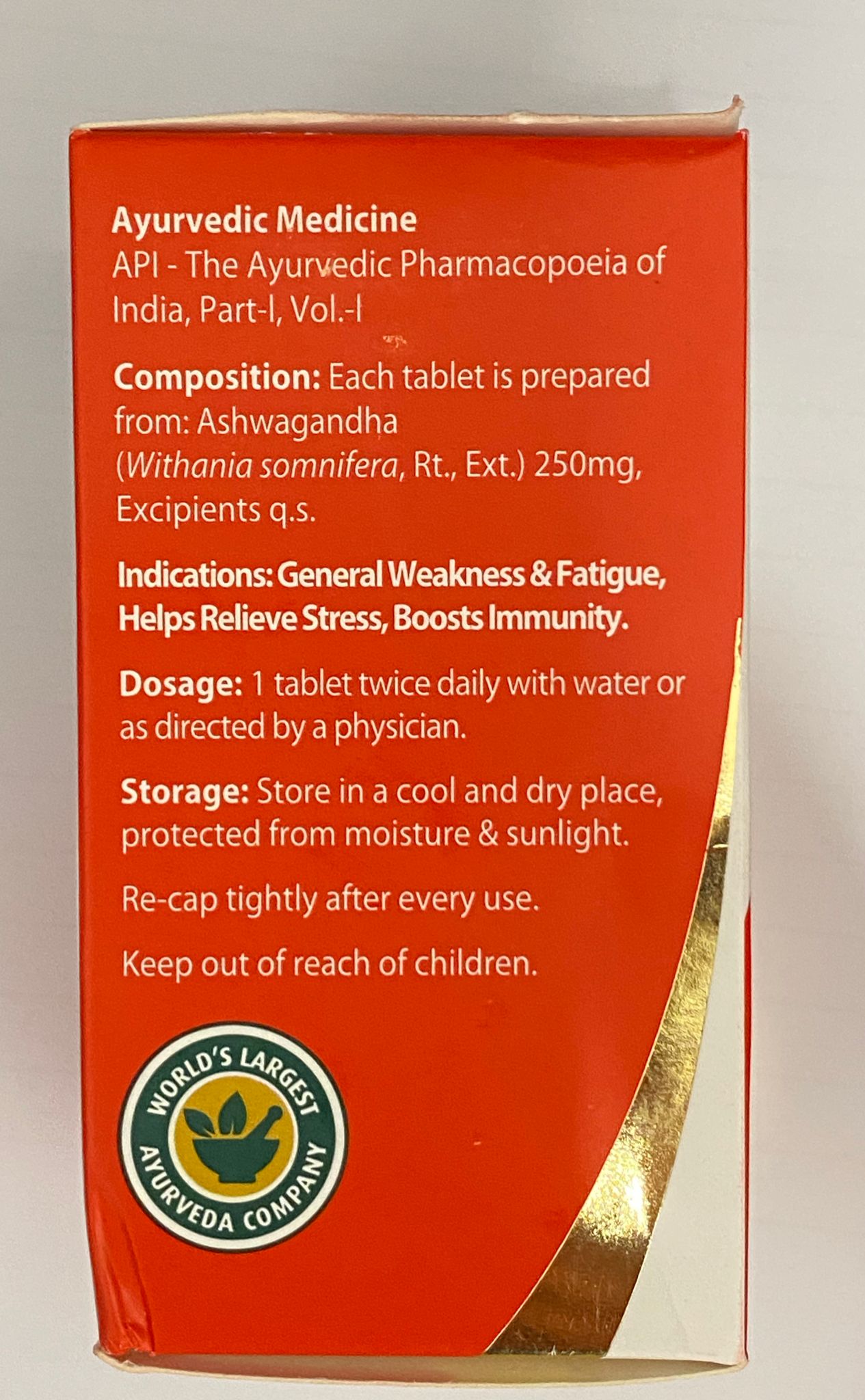 Ashwagandha Helps Boost Immunity and Overall Endurance 60 tablets