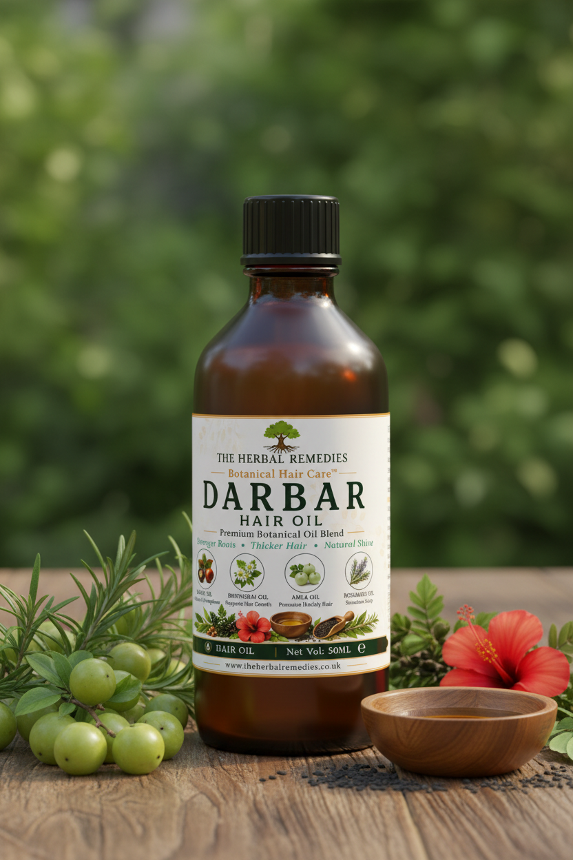 Darbar Hair Oil™ | Luxury Botanical Hair Growth & Scalp Support Oil