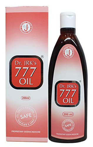 Dr JRK's 777 Oil 100ml  for psoriasis , Decreases inflammatory responses