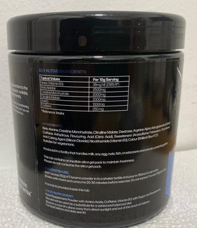 creatine, citrulline, beta alanine, AAKG, caffeine 200g boost performance