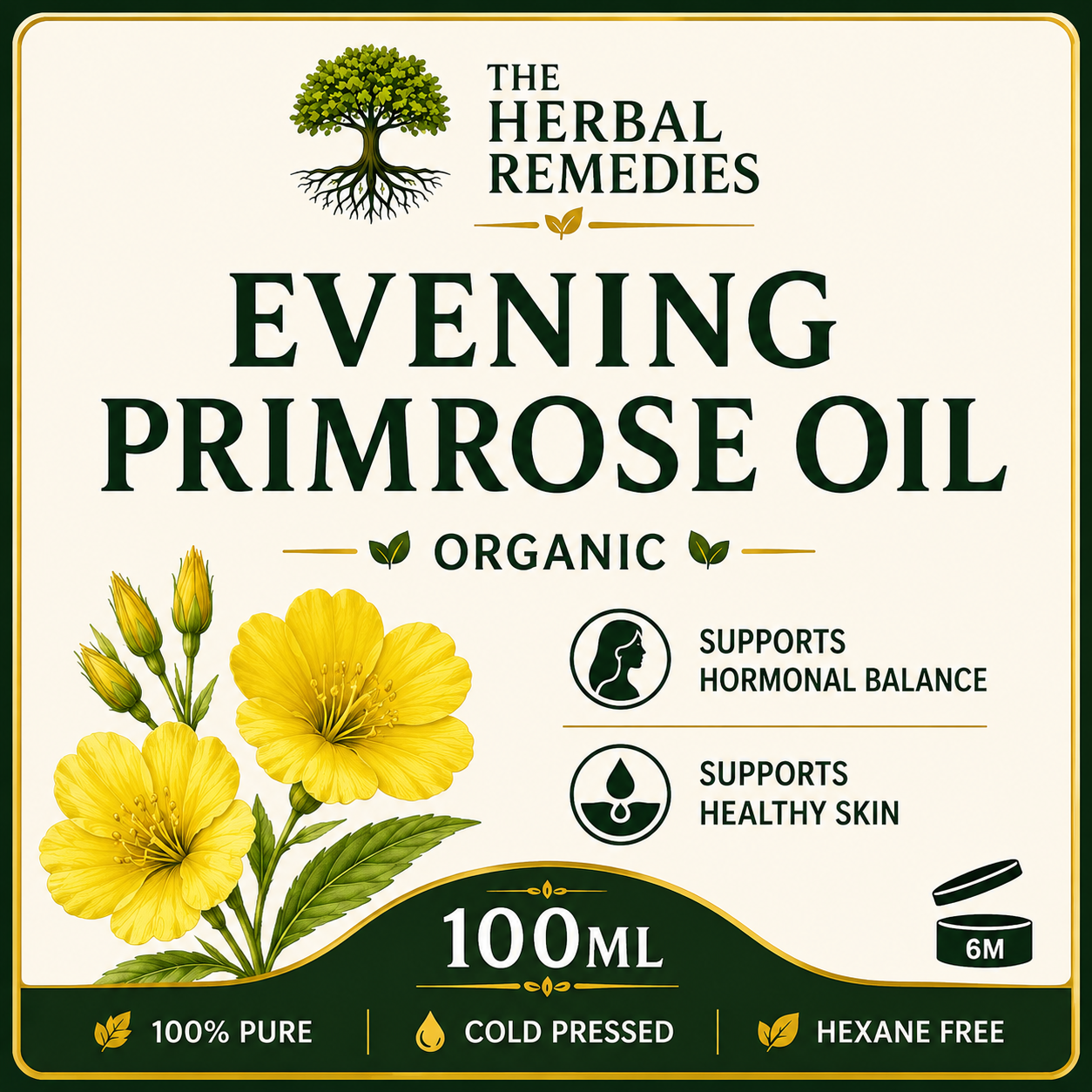 Evening Primrose Oil — Cold-Pressed | Clinical Series