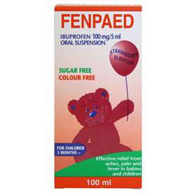 Ibuprofen Oral Suspension Sugar Free 100ml