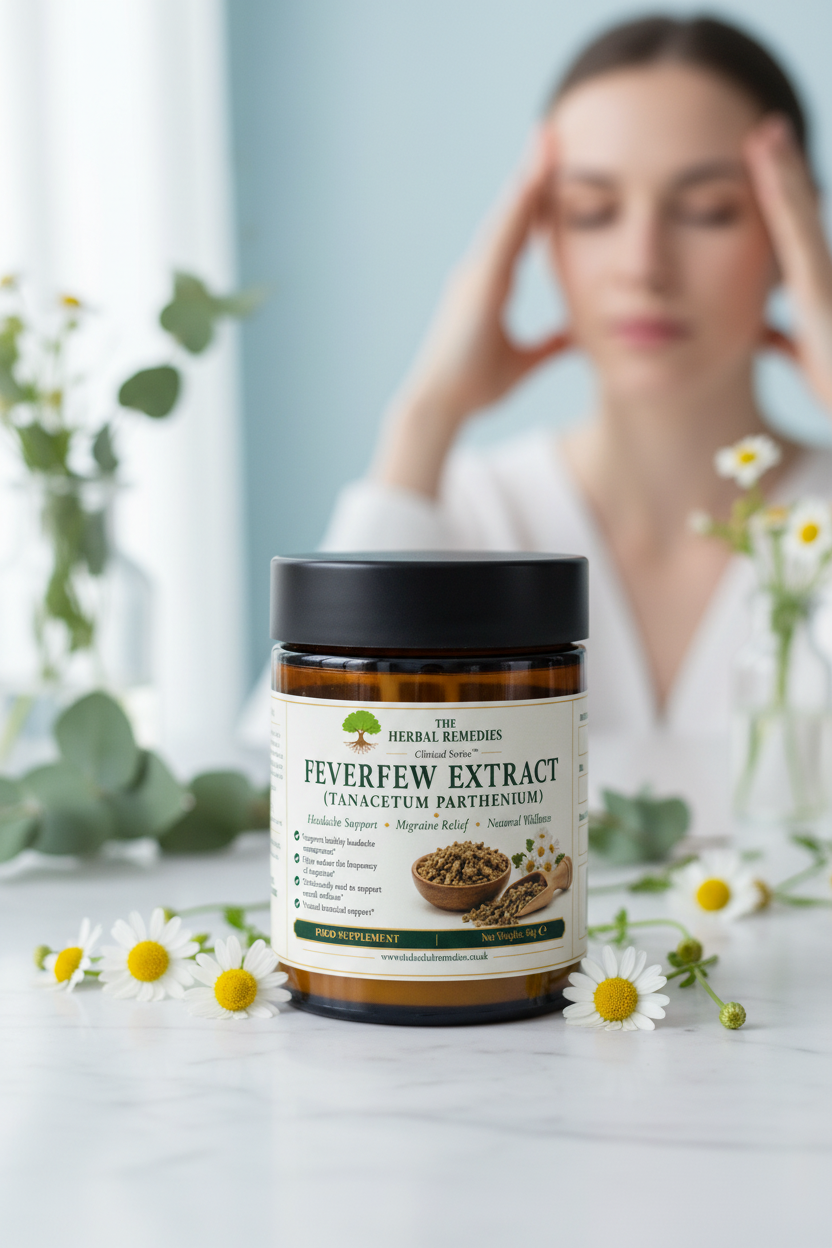 Feverfew Extract Powder (Tanacetum parthenium) – Premium Herbal Extract for Daily Wellness