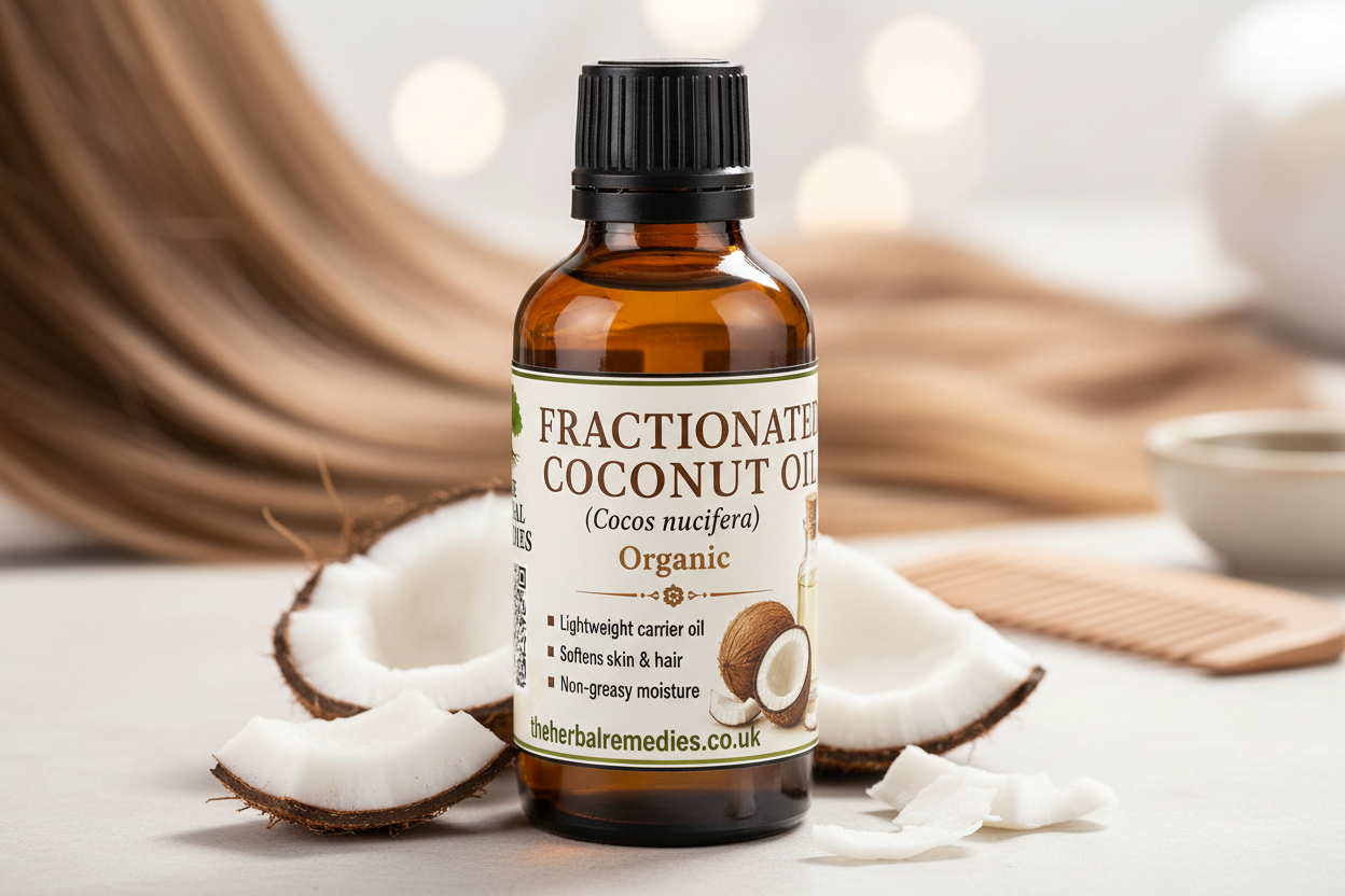 Fractionated Coconut Oil | MCT Carrier Oil for Massage, Skin & Hair