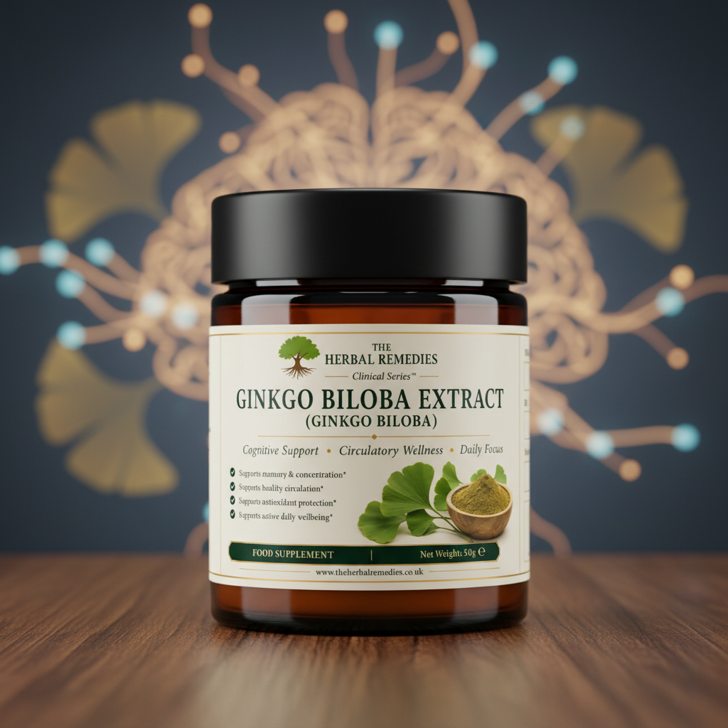 Ginkgo Biloba 100% Purified Extract Powder – remium Cognitive & Circulation Support