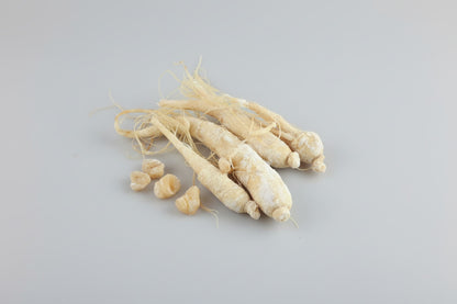 Ginger root on a wooden surface