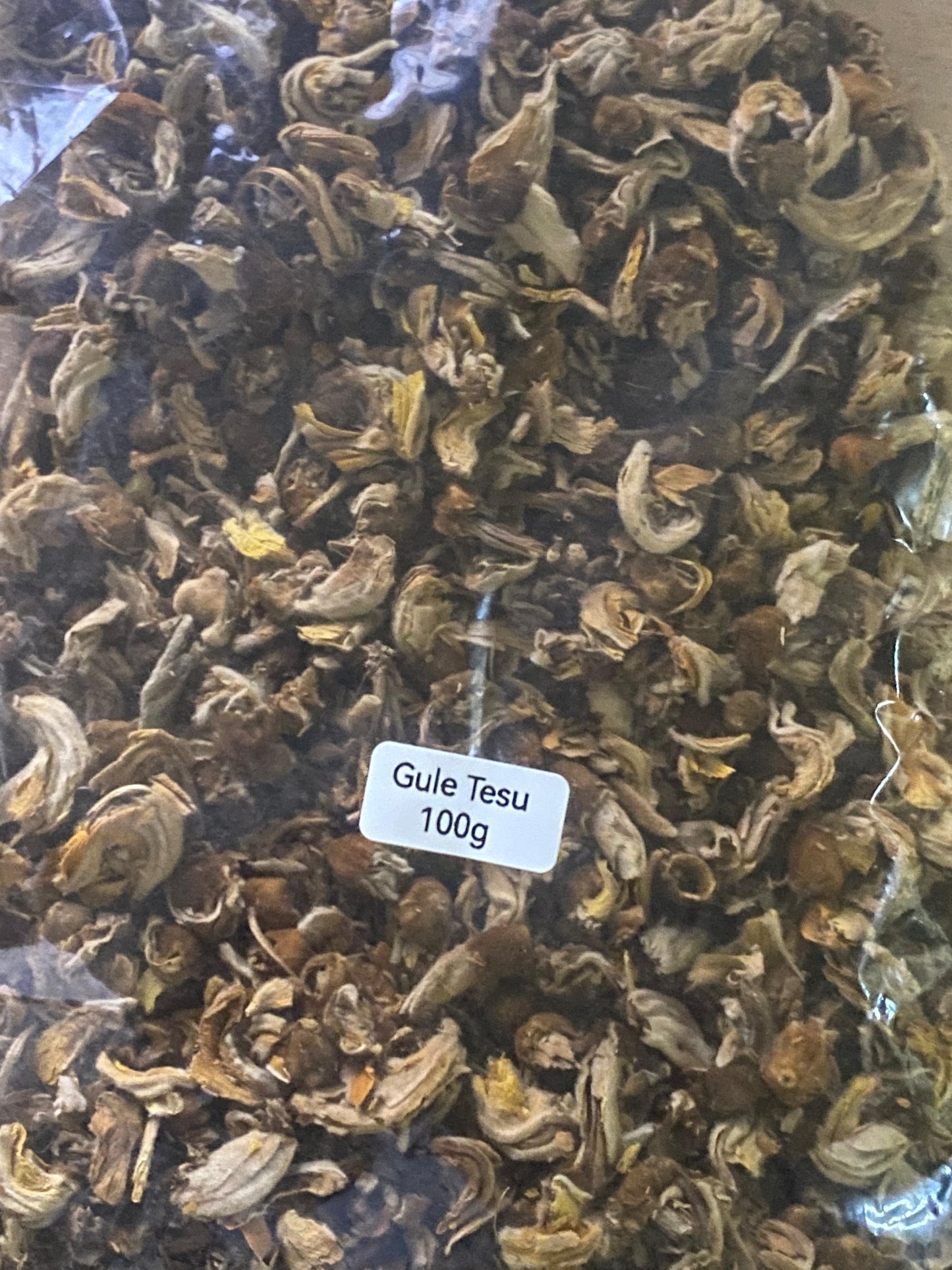 Gule Tesu, Butea monosperma flowers, Flame of the Forest, Palash flowers 100g