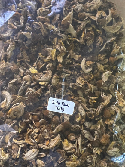 Gule Tesu, Butea monosperma flowers, Flame of the Forest, Palash flowers 100g