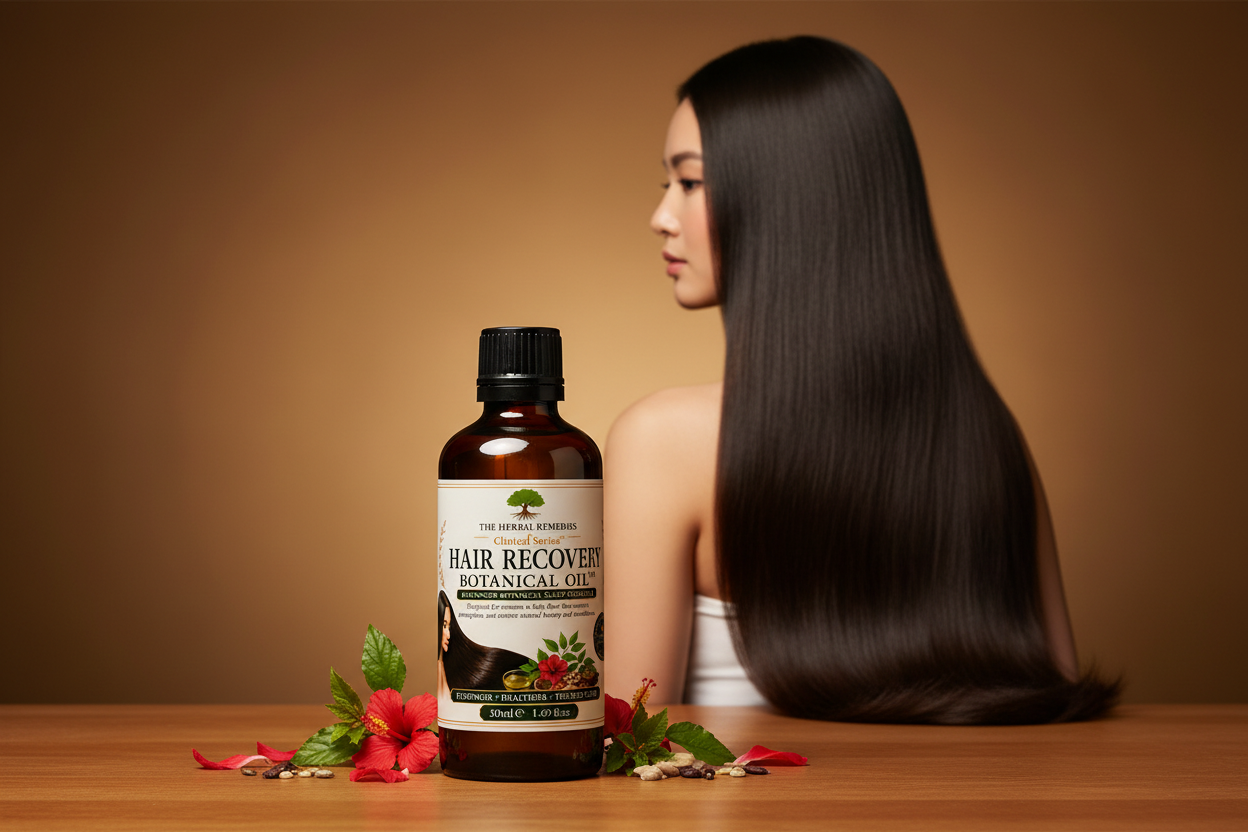 Darbar Hair Recovery Oil™  Advanced Botanical Hair Oil for Women’s Hair Recovery, Strength & Softness