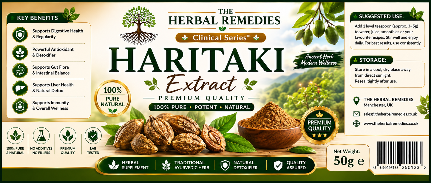 Haritaki Extract,Terminalia chebula | Premium Potent Extract | 100% Pure &Natural