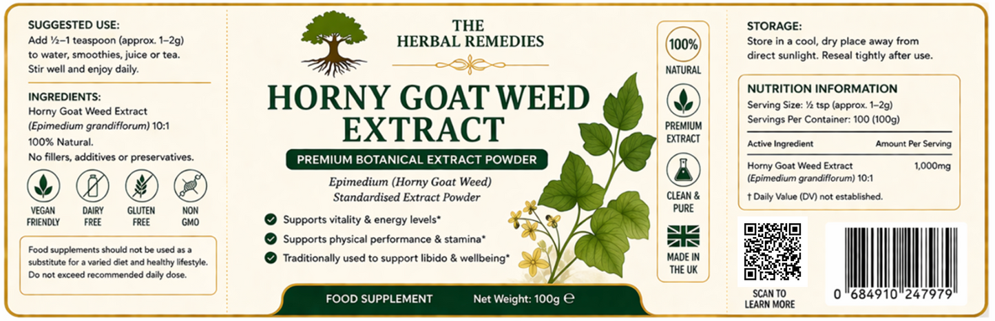 Horny Goat Weed Herbal Extract/ Pure Powder