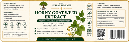Horny Goat Weed Herbal Extract/ Pure Powder