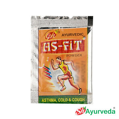 14  x As Fit Powder For Asthma, Cold And Cough x 14 sachets