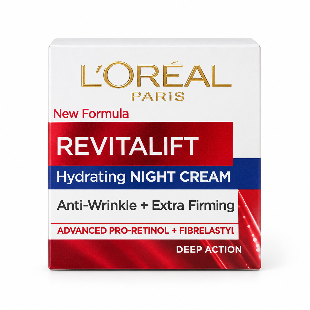 L'Oréal Paris Revitalift Hydrating Night Cream box