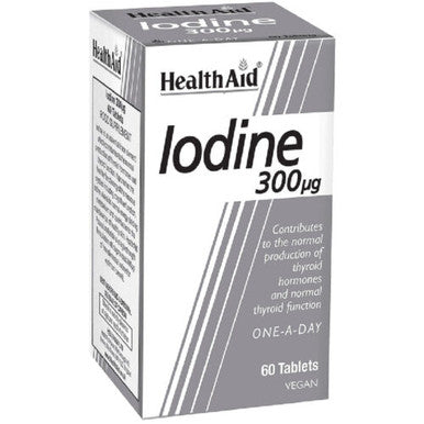 Iodine 300micrograms normal function of thyroid 60 tablets