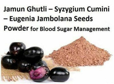 Jambu Black Plum currant Powder Natural Herbal   100gm