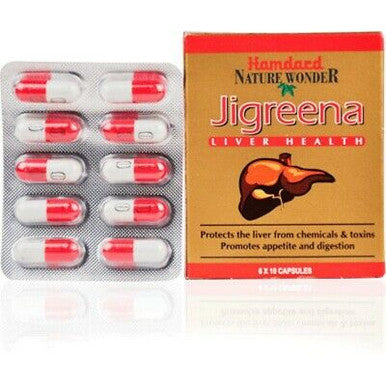 Jigreena  capsules  Improves digestion, appetite, Liver 60