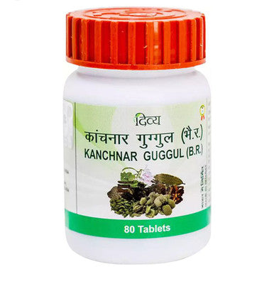 Kanchnar Guggulu Thyroid & Cysts  80 tablets divya