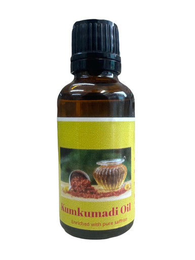 Organic Kumkumadi with Saffron Oil  50ml glass dropper bottle