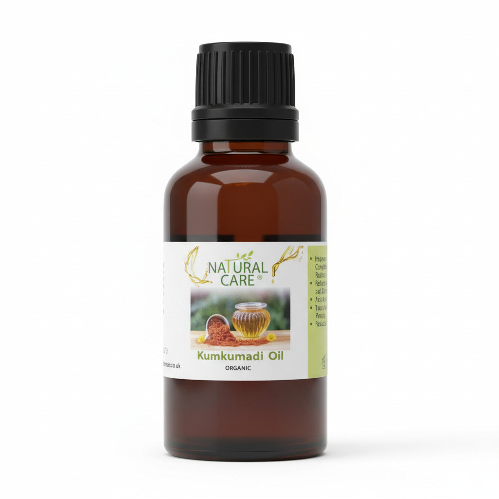 Kumkumadi with Saffron Organic  Oil glass dropper bottle
