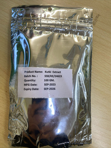 Kutki Root Herbal Extract / Pure Powder  100  grams