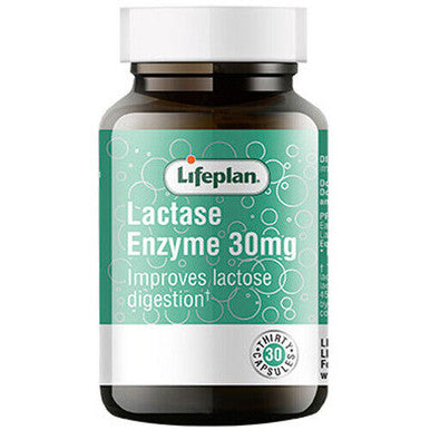 Lactase Enzyme 30 Capsules - Improves Lactose Digestion